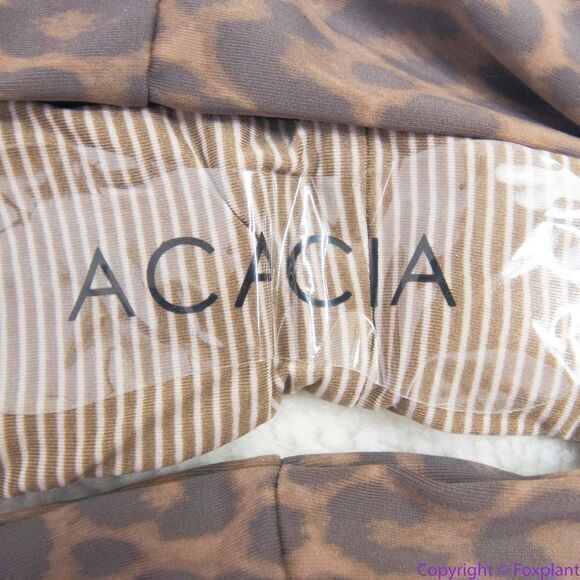 NEW‎ Acacia Mateo bikini bottom leopard animal print brown, L - Picture 7 of 14